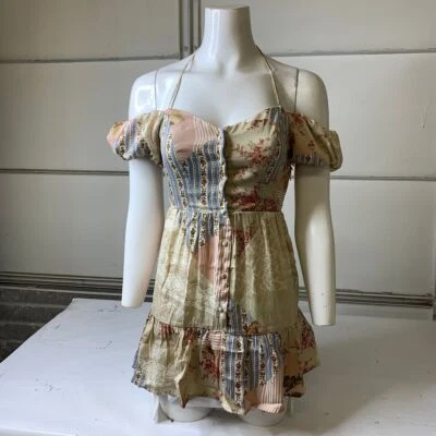 KIMCHI BLUE Courtney Cold Shoulder Mini Dress Women's Size S Assorted - Image 1 of 4