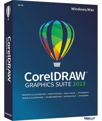 Corel Draw Graphics Suite 2023 Vollversion 2 Win/Mac Dauerlizenz NEU - Bild 1 von 4
