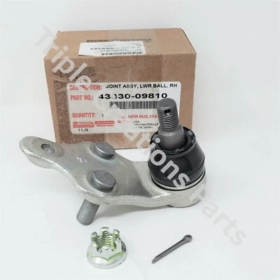 Genuine 43330-09810 Toyota Avalon Camry Front Lower Ball Joint RH 4333009810 OEM - Imagem 1 de 4