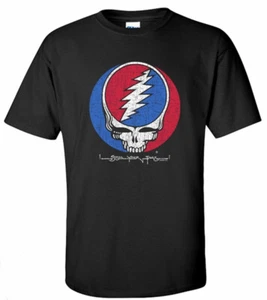 Grateful Dead T-Shirt Steal Your Face Black Tee - Picture 1 of 1