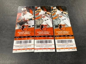 ORIOLES~2016 TALÓN DE BOLETO 17/05/16-5/18/16-5/19/16 VS MARINEROS - Imagen 1 de 4