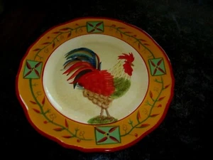 ROOSTER -Oneida Fairweather Friends Sally Eckman Roberts 11" inch Plate - Picture 1 of 4