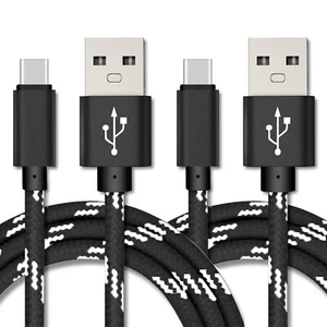 5-Pack Braided Type C Fast Charging Cable USB-C Rapid Cord Power Charger Charge - Picture 1 of 11