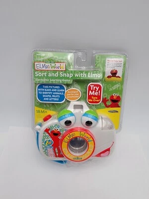 Elmos World Camera Toy Sort And Snap With Elmo Electronic Learning Game 2007 - Image 1 of 4