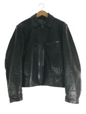 Aero leather Half Belt TALON Horsehide Single Rider Jacket 36 Size Black
