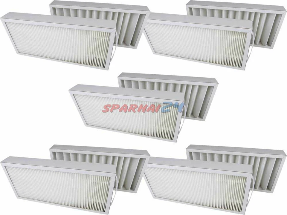 SPARHAI24 Filter passend für Pluggit Avent P310 / AP310 | 412x159x46mm | 5x G4 + F7