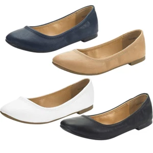 Women Ballet Flats Shoes Round Toe Ladies Comfort Ballerina Flats Size 5-11 - Picture 1 of 9