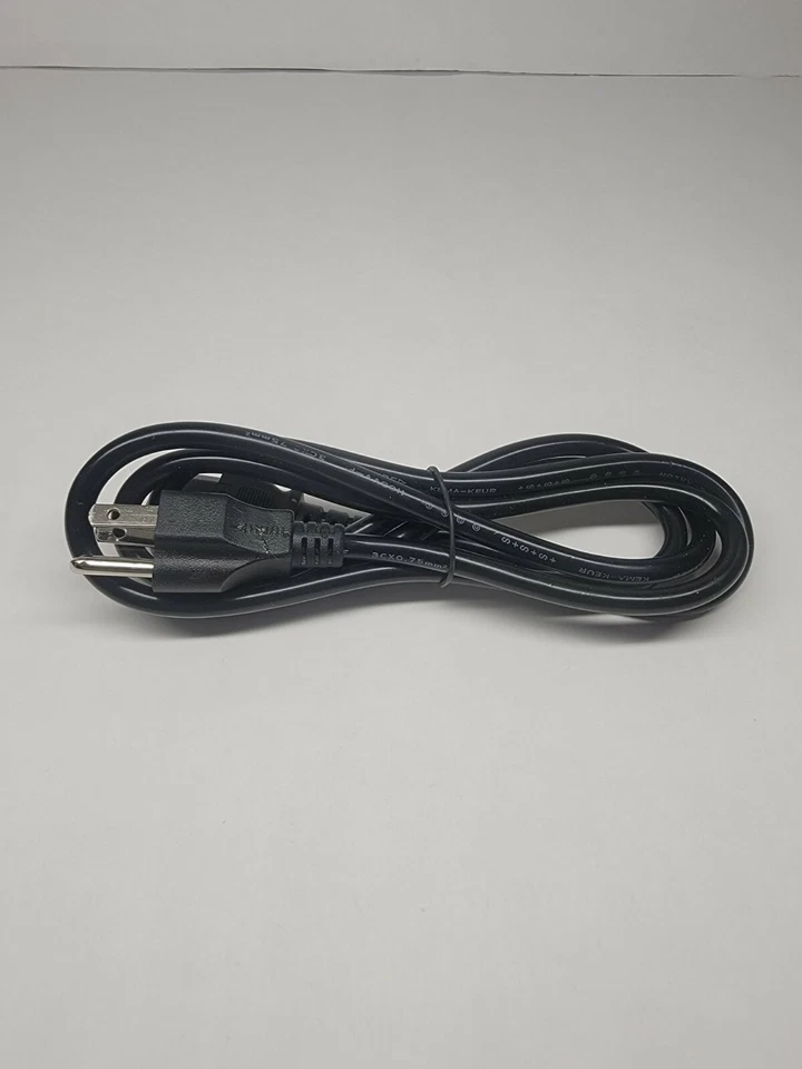 3-Prong IEC Power Supply Universal Cable Cord Plug Computer LCD CRT Monitor - Image 1 of 1