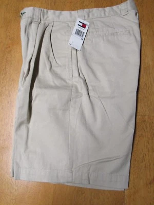 NUEVO CON ETIQUETAS TOMMY HILFIGER Vestido PLISADO FRONTAL CAQUI BRONCEADO PANTALONES CORTOS Niño Adolescente talla 18 Foto 1 de 4