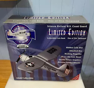 Gearbox  Stinson Reliant U.S. Coast Guard Limited Edition Diecast Coin Bank - Picture 1 of 6