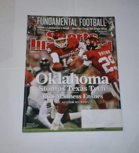 2008 Sports Illustrated OKLAHOMA SOONERS crush Texas Texas 65-21 SAM BRADFORD !  - Bild 1 von 1