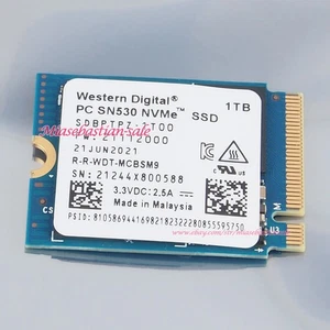 WD SN530 1 tb PCIe NVMe SSD 1tb Gen3x4 M.2 Solid State Drive 30MM - Afbeelding 1 van 12