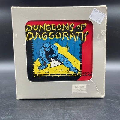 Dungeons Of Daggorath Tandy TRS-80 Color Computer Radio Shack Real Time RPG Rare - Image 1 of 4