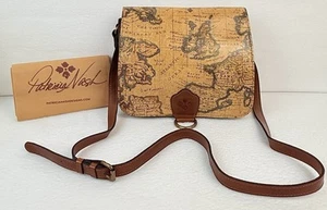 Patricia Nash European Map Print Purse P736414 In Excellent Condition. - Picture 1 of 20