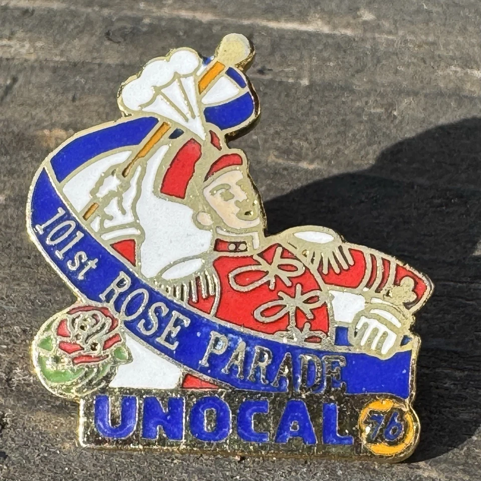 Vintage 1990 UNOCAL 76 Petroleum 101st Tournament of Roses Lapel Pin - Image 1 of 4