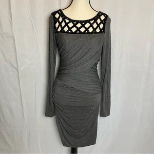 Plenty By Tracy Reese Embellished Long Sleeve Shift Dress Size Medium Women - Picture 1 of 10