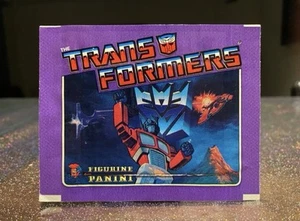 Original pochette bustina packet figurine panini Transformers 1986 - Picture 1 of 2