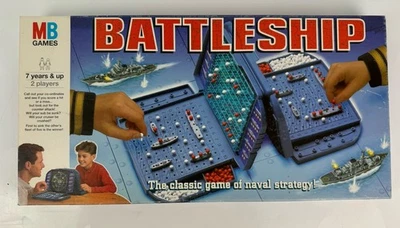 BATTLESHIPS Original Classic Board Game MB Games 1996 Vintage Hasbro COMPLETE - Image 1 of 2