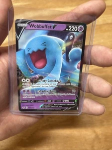 Pokemon TCG SWSH01: Sword & Shield Base Set #086/202 Wobbuffet V NM - Picture 1 of 2