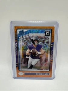 2024 Panini Donruss Optic Rated Rookie Devin Leary Orange Scope Prizm /79 #563 - Picture 1 of 3