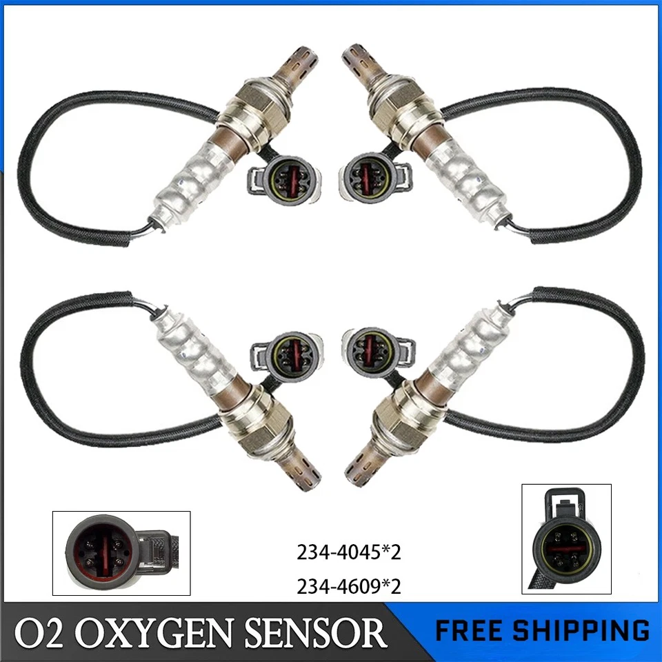Juego de 4 sensores de oxígeno O2 para Ford F-250 F-350 Super Duty 2002-2004 5,4 L 6,8 L EE. UU. Foto 1 de 4