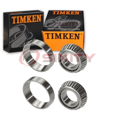 2 rodamientos de rueda interior delanteros Timken para Mercedes-Benz 220SE 1958-1961 zy Foto 1 de 4