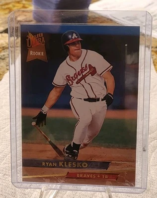 1993 Fleer Ultra - Ryan Klesko #7 - Image 1 of 2