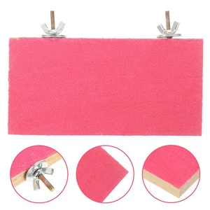 Parrot Exercise Toy Wooden Bird Perch Platform Cockatiel Perch for Bird Cage - Picture 1 of 17