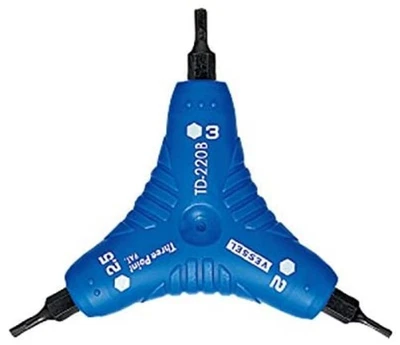 VESSEL / THREE POINT DRIVER HEX 2, 2.5, 3 mm / TD-220B F/S w/Tracking# Japan New - Image 1 of 4