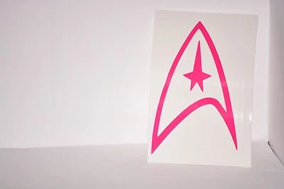 Star Trek Federation Vinyl Car Laptop iPad Mac Tablet Decal Sticker Choose Color - Image 1 of 2