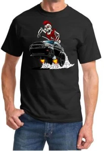 SRT Demon Challenger Punker Skeleton Black Car Design Tshirt NEW - Picture 1 of 12