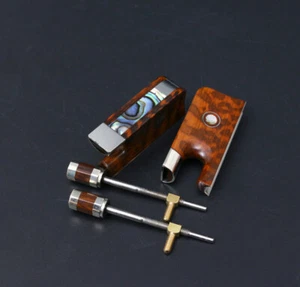 1SET 16inch Viola Bow Frog Snakewood With Screws Viola Parts accessories - Picture 1 of 6
