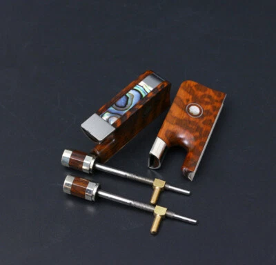 1SET 16inch Viola Bow Frog Snakewood With Screws Viola Parts accessories - Image 1 of 4
