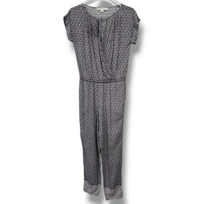 Mono Max Studio Talla Pequeña Bohemio Bolsillos Geométricos Negro Blanco Boho Verano Foto 1 de 4