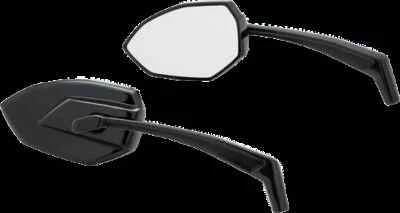 Espejos retrovisores laterales Kuryakyn Phantom vidrio convexo negro Pr Harley Dyna Fat Bob CVO 09 Foto 1 de 4