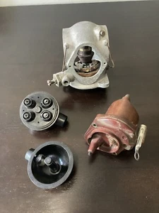 Vintage Ford Flathead V8 Distributor And Coil Ford Distributor Parts Lot - Picture 1 of 18