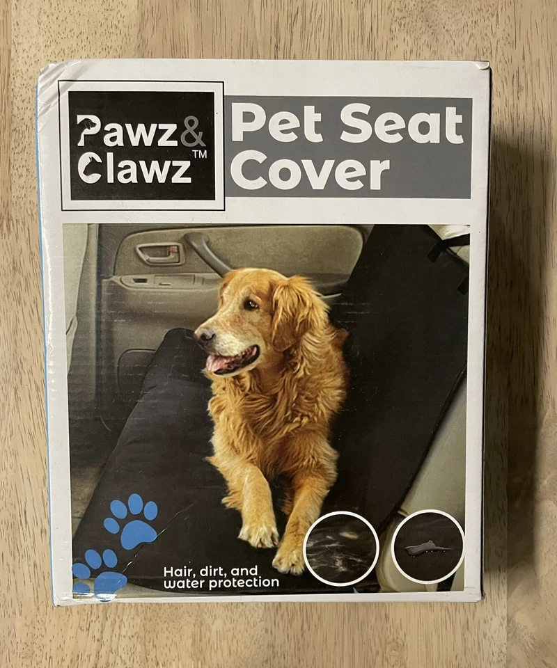 NEW In Box Black Pet Seat Covers Hair, dirt & water protection! Approx 57" X 57" - Image 1 of 2