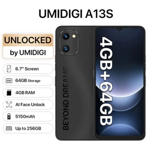 Smartphone UMIDIGI 4GB+64GB 6.7" 5150mAh Doble SIM Android Desbloqueado A13S - Imagen 1 de 10