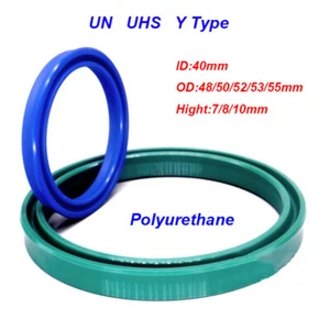 UN/UHS/Y-Type PU Seal Hydraulic Cylinder Rod Oil Seals Ring Shaft Hole Sealing - Picture 1 of 10