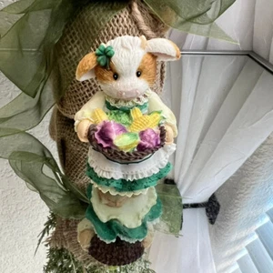 Mary's Moo Moos March " Corn, Beef And Cabbage" 1996 Cow Figurine 257478 - Picture 1 of 6