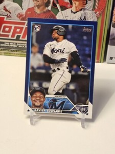 2023 Topps Update Xavier Edwards Royal Blue Parallel Rookie Card #US296 Marlins