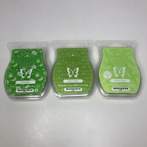 Scentsy Lot of 3 Wax Bars MojitoMambo, Mad for Melon, Coco Lime New - Picture 1 of 2