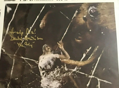 The Fly 1958 Film 8x10 AUTOGRAPHED David Hedison (1945-2005) w/ COA Cover