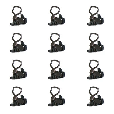 12pcs N Scale 1:160 Couplers Model Trains Couplings Knuckle DIY Hooks - Image 1 of 4