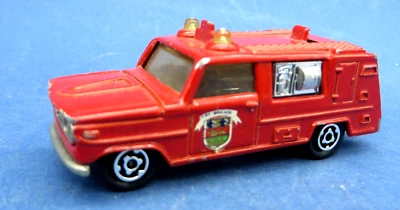 MAJORETTE 1/80 - AUTO DEI POMPIERI - Fire Brigade Pompier Van 204 - Immagine 1 di 4