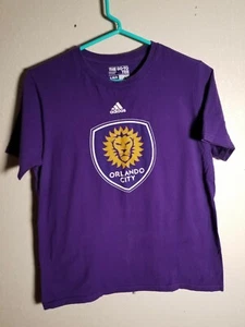 T Shirt Orlando City Soccer Club Kids Size  Large 14/16 - Picture 1 of 3