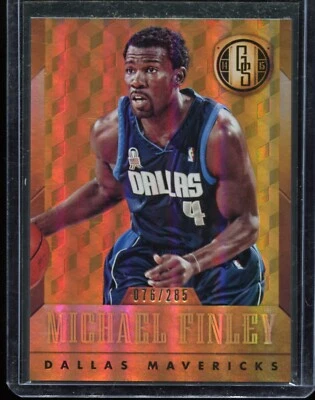 2014-15 Gold Standard Michael Finley #196 76/285 Dallas Mavericks Gold - Imagem 1 de 3