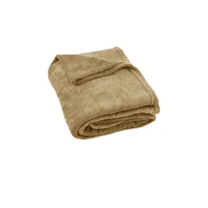 NNEDSZ 240GSM Urban Ultra Soft Coral Fleece Throw Rug 120 x 150cm Latte - Picture 1 of 2