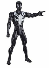 Marvel Spider-Man  Black Suit Titan Hero Series Action Figure 12 inch