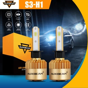 AUXBEAM H1 Super White LED Headlight High Low Beam Fog Driving Light Bulb Bright - Picture 1 of 12